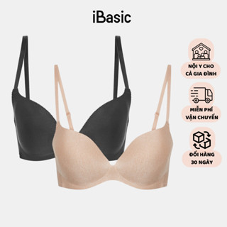 Combo 2 áo ngực mút mỏng không đường may iBasic BRAW033