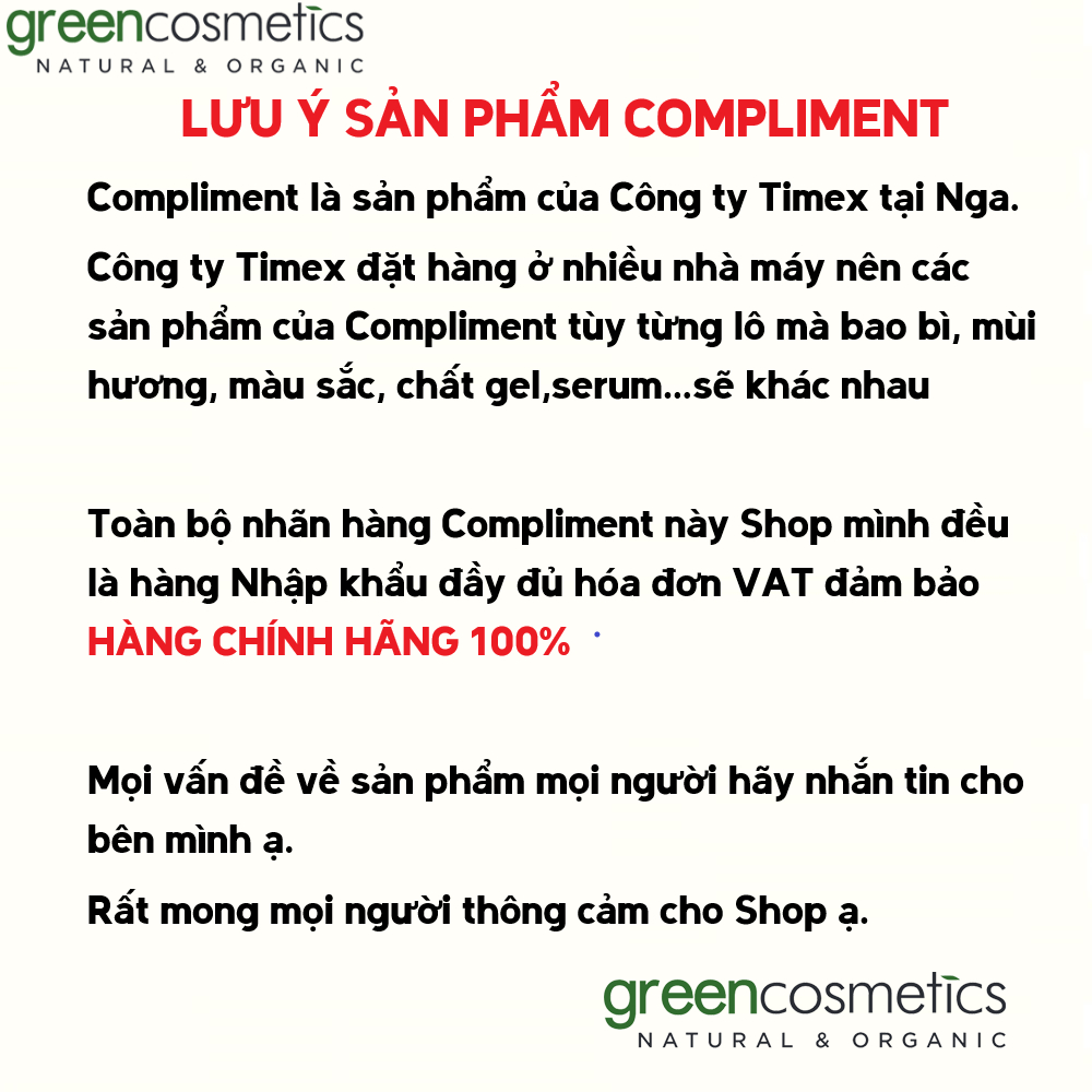 Kem Dưỡng Vùng Da Mắt Compliment Panthenol Comfort 25 Ml