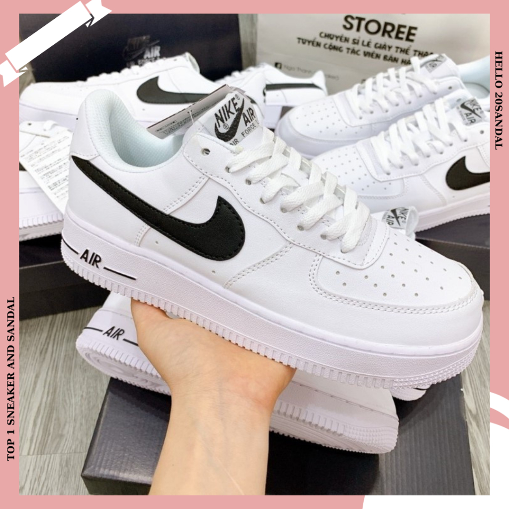 Giày Nike_Trắng Nam Nữ,Giày Nike_AF1 Trắng Dành Cho Nam Và Nữ Full Box Bill Bản Đẹp