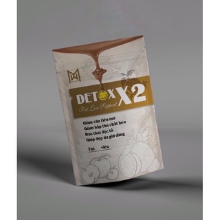 Giảm cân detox x2 hỗ trợ đào thải mỡ 20 viên/hộp