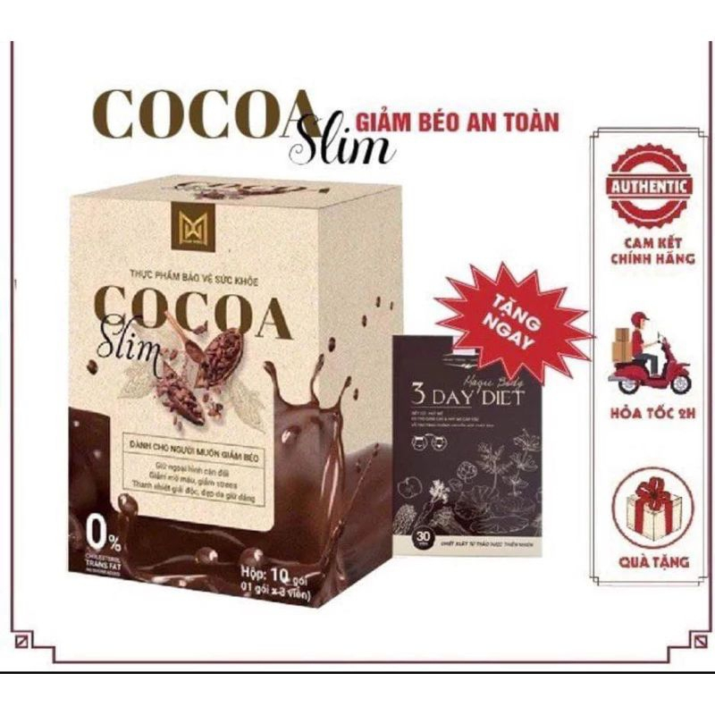 Giảm Cân COCOA SLIM  MỚI NHẤT TIẾNG THÁI BẢN ĐỦ