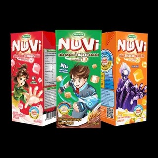 Lốc 4 hộp sữa Nuvi thạch 170ml