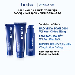 Set Chăm Da Tiện Lợi 3 Bước Cơ Bản Dành Cho Nam