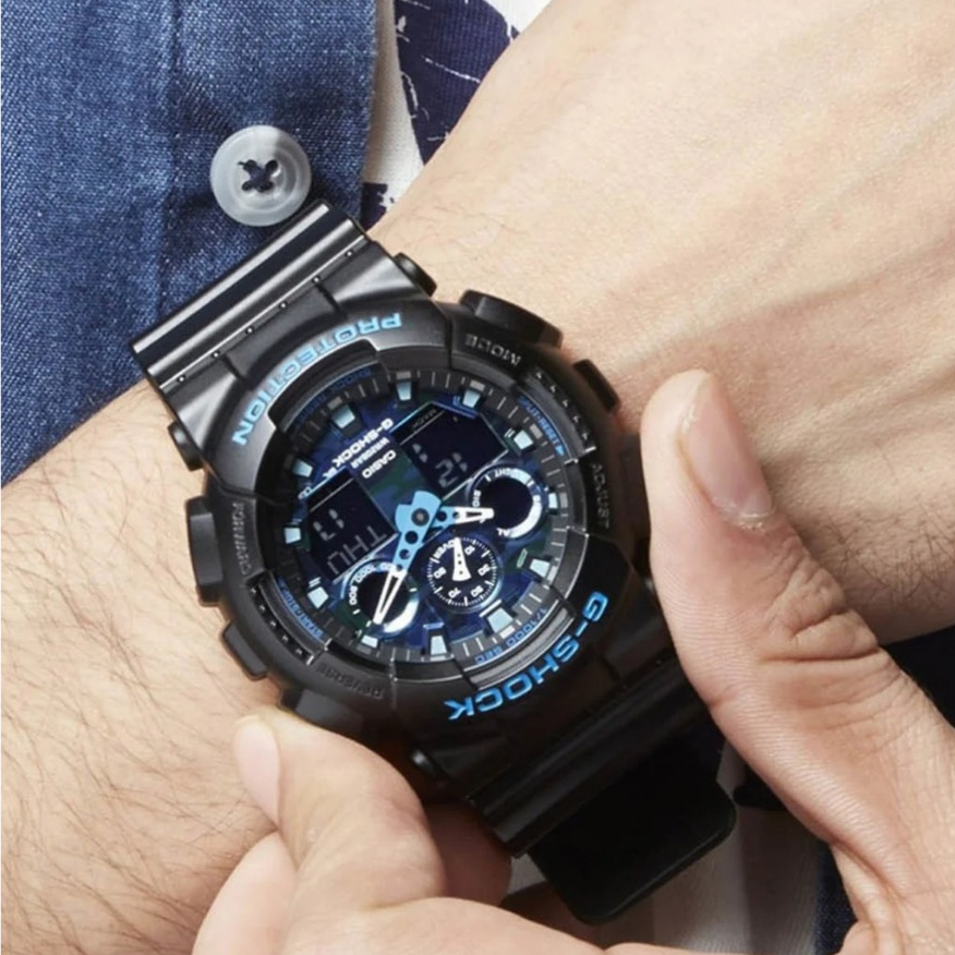 Đồng hồ Casio G-Shock nam GA-100CB-1ADR dây cao su chính hãng