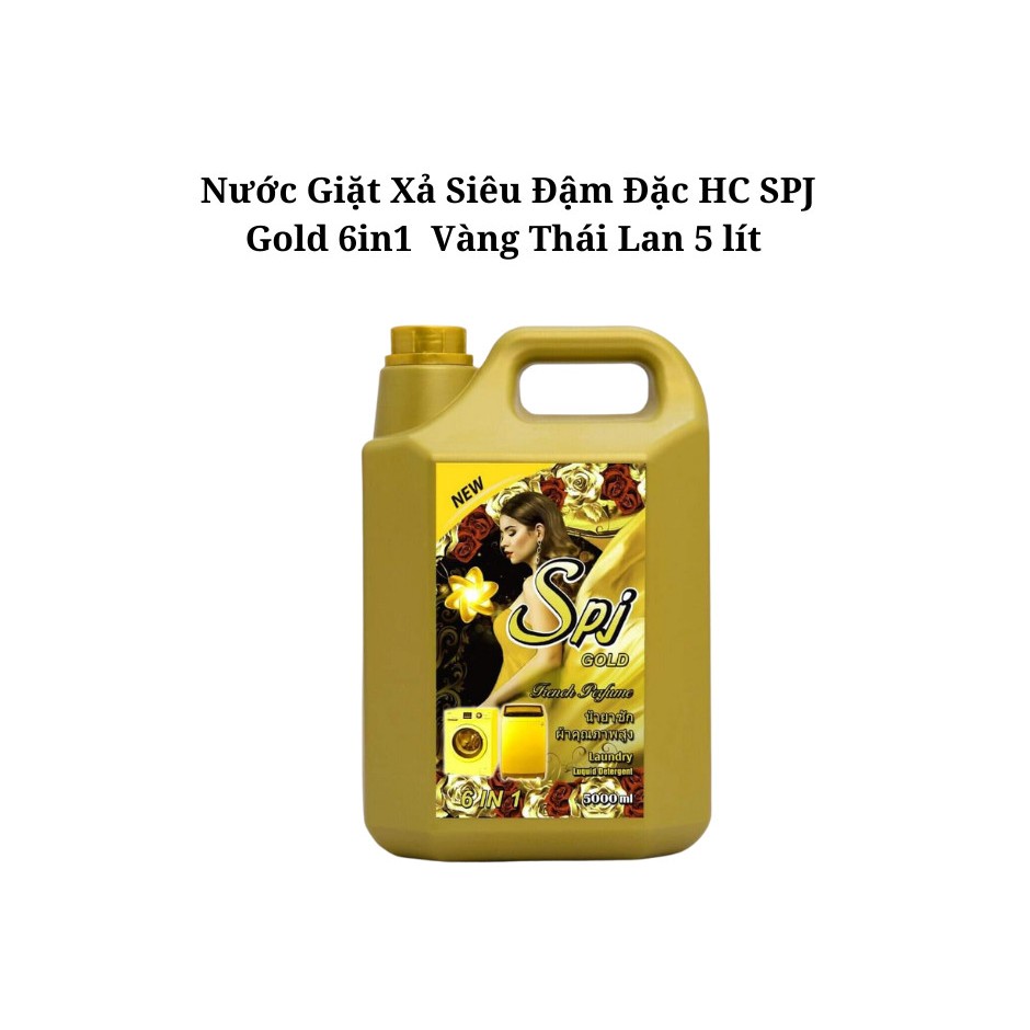 Nước Giặt Xả SPJ Thái Lan Loại 3500ml và 5000ml, Đủ Màu Hàng Nội Địa Thái Lan