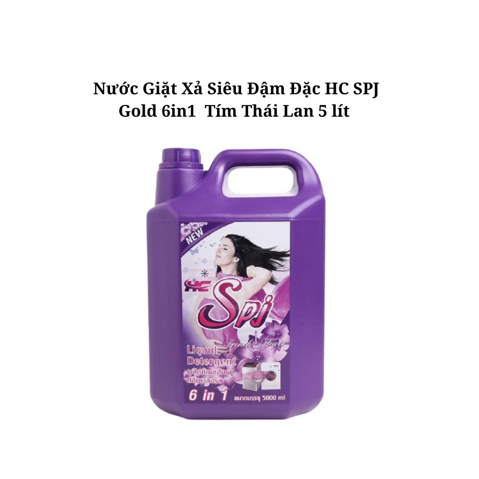 Nước Giặt Xả SPJ Thái Lan Loại 3500ml và 5000ml, Đủ Màu Hàng Nội Địa Thái Lan