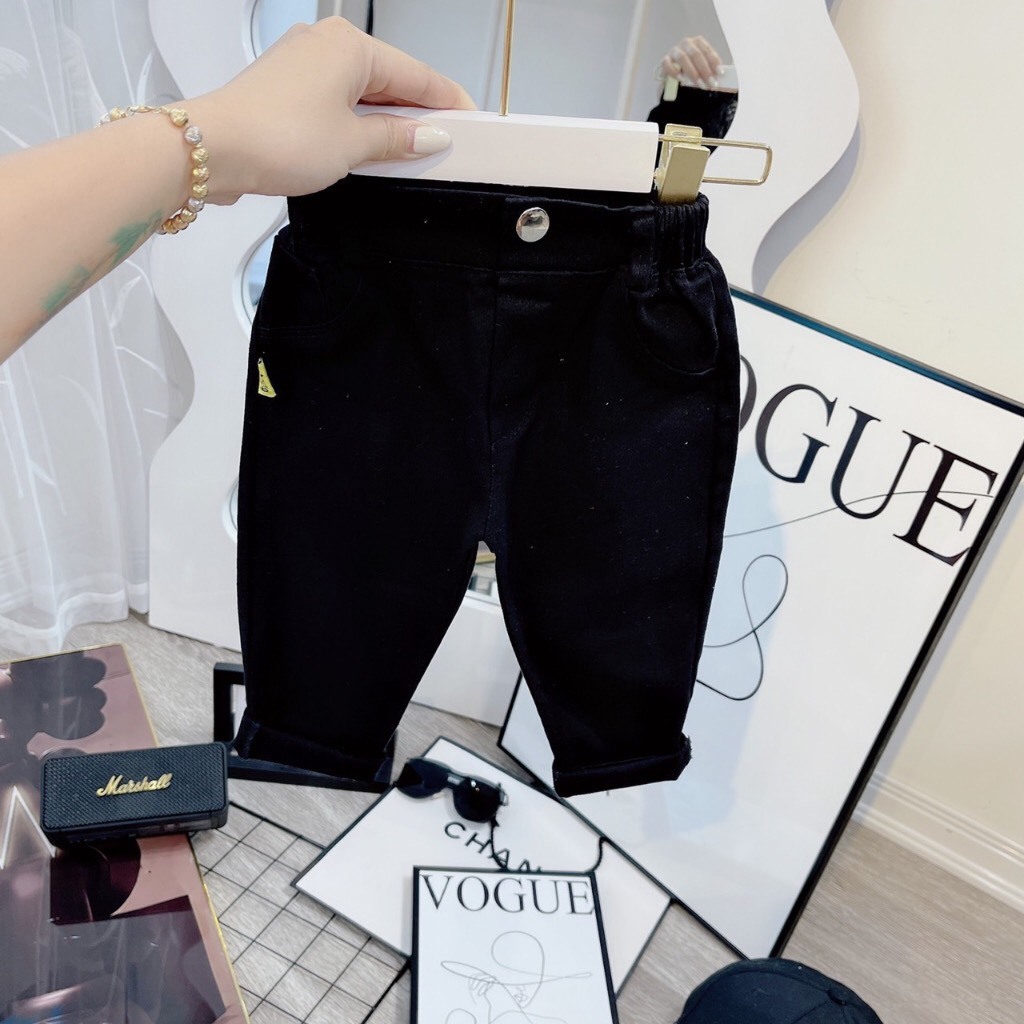 Quần kaki cho bé trai, bé gái mềm mát, co giãn 4 chiều  HNK2340