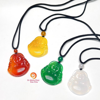 Mặt di lặc mã não nhiều màu