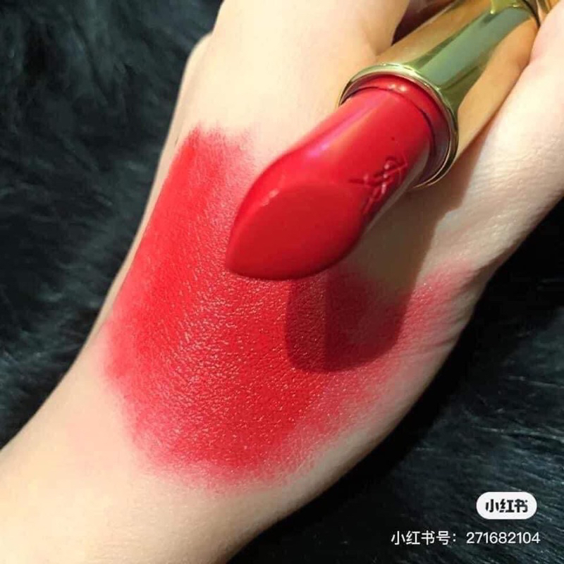 Son YSL 13 Le Orange Và YSL 01 Le Rouge Vỏ Đỏ Bản Limited Fullsize Fullbox