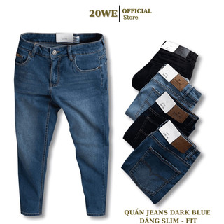 Quần Jeans nam 20WE dáng basic Slim Co Giãn Tốt,  Không Bai Xù, Bền Màu, Phom Trẻ Trung EABJ012