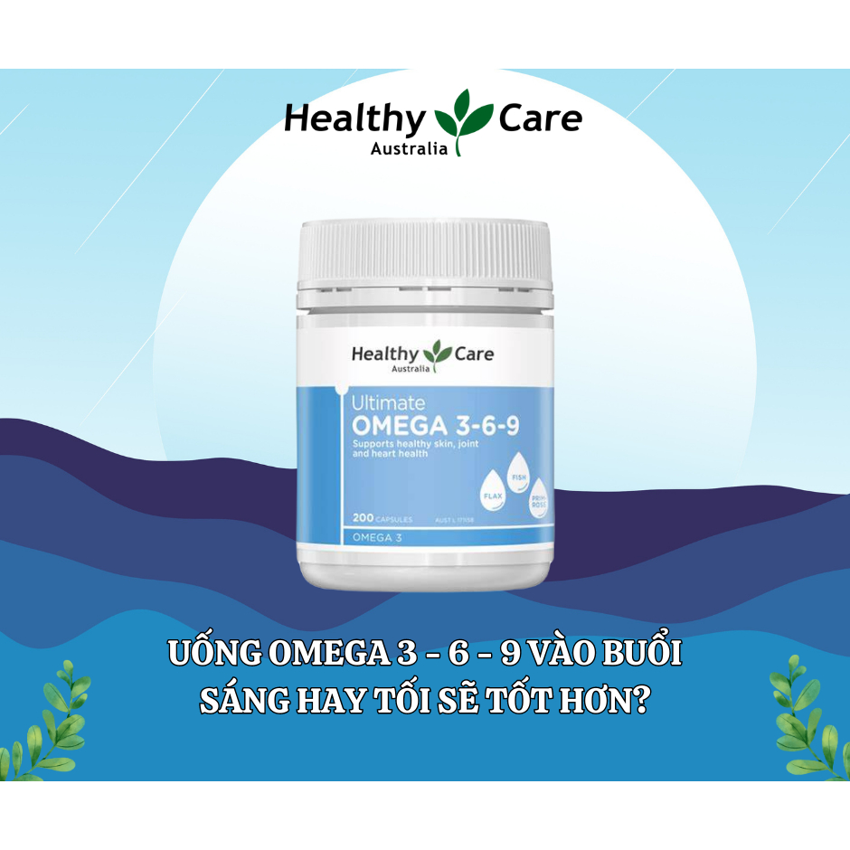 Dầu cá tự nhiên Healthy Care Fish Oil 1000mg Omega 3 sáng mắt 400 viên quatangme