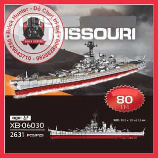 Army XingBao XB 06030 USS Missouri - mô hình thiết giáp hạm của hải quân Hoa Kỳ