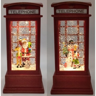 Đèn telephone trang trí noel