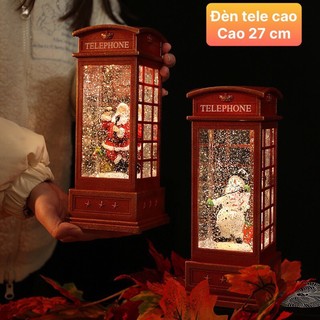 Đèn telephone trang trí noel