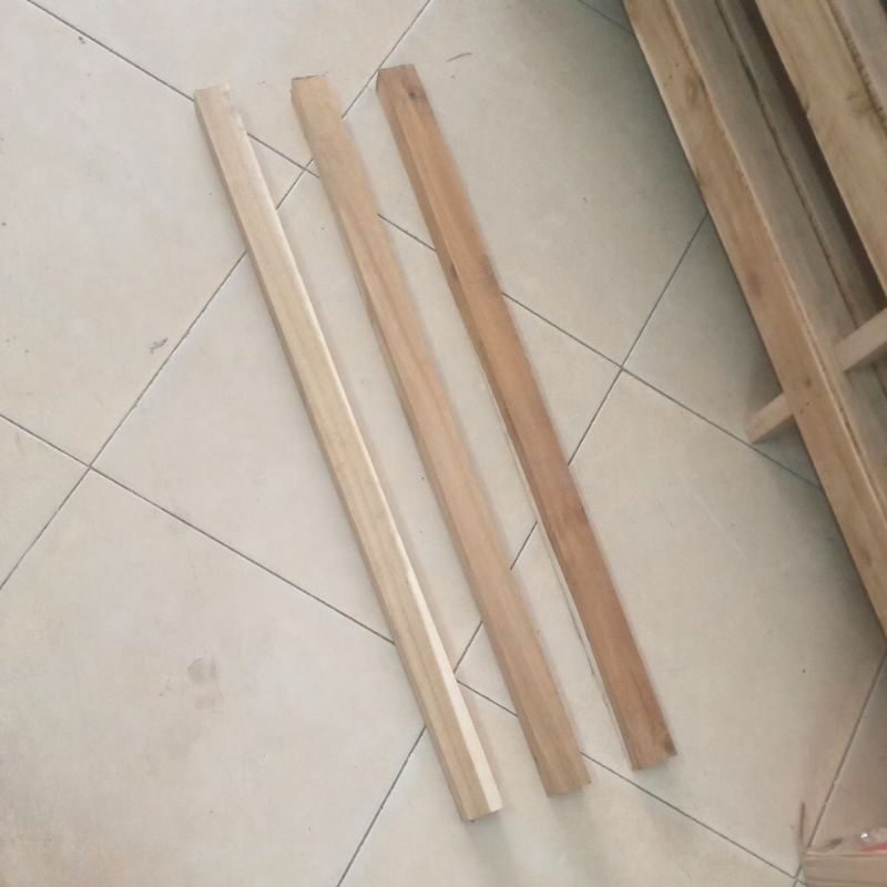 Thang giường gỗ tự nhiên dài đủ cỡ