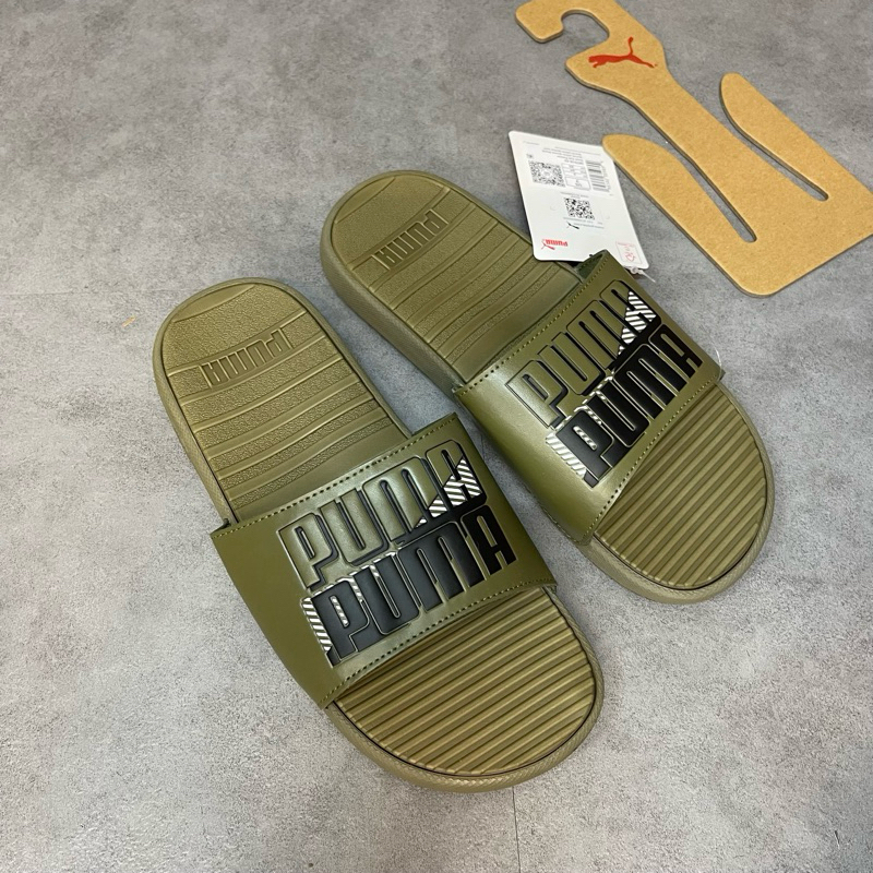 Dép Quai Ngang PUMA COOL CAT POWER Slides 387518-02 * DÉP PUMA CHÍNH HÃNG 387518 01  SIÊU ÊM FULL TEM TAG