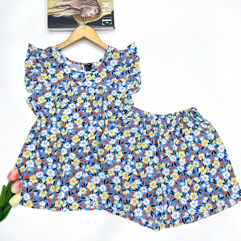 Đồ Lanh Nữ, Bộ Tole Đùi Cánh Tiên VNXK F21 40-68kg, Chất Tole Lanh Mềm Mịn Mát