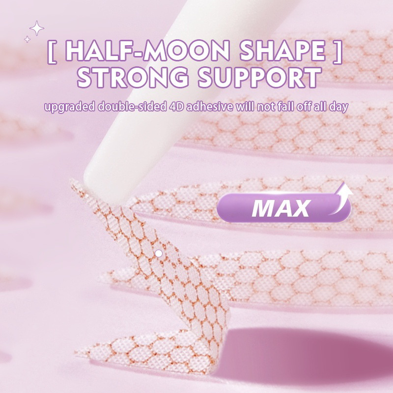 Hộp 240 Miếng Dán Kích Mí GECOMO Tự Nhiên Lâu Trôi