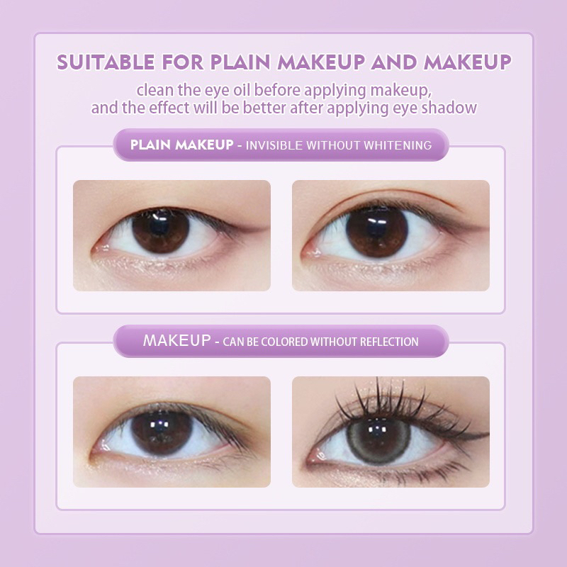 Hộp 240 Miếng Dán Kích Mí GECOMO Tự Nhiên Lâu Trôi