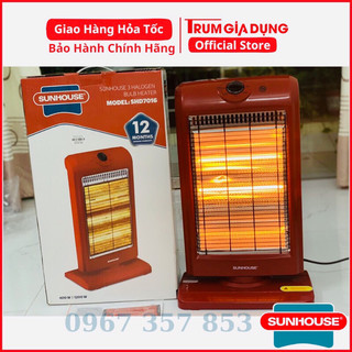 Đèn sưởi 3 bóng Sunhouse SHD7016, Máy sưởi sunhouse SHD7016, tốc độ làm ấm nhanh, tỏa nhiệt đều.