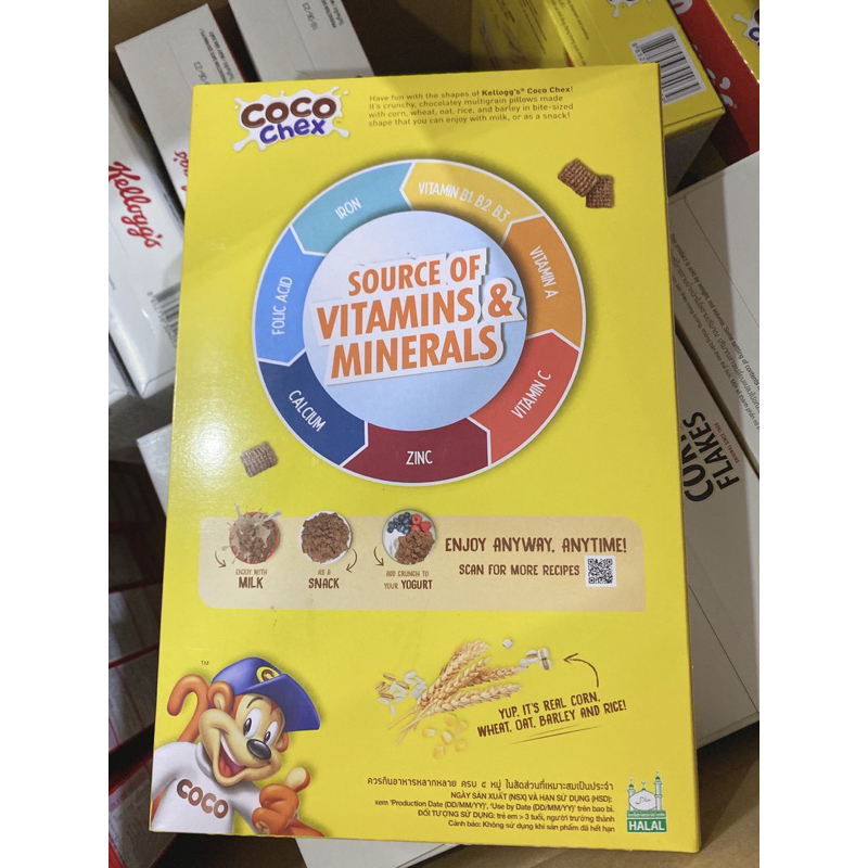 Ngũ Cốc Ăn Sáng Kellogg's Coco Chex 330g