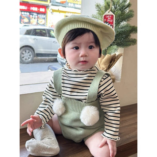 Set yếm len cao cấp cho bé gái xinh xắn đáng yêu- Suit-Bodysuit