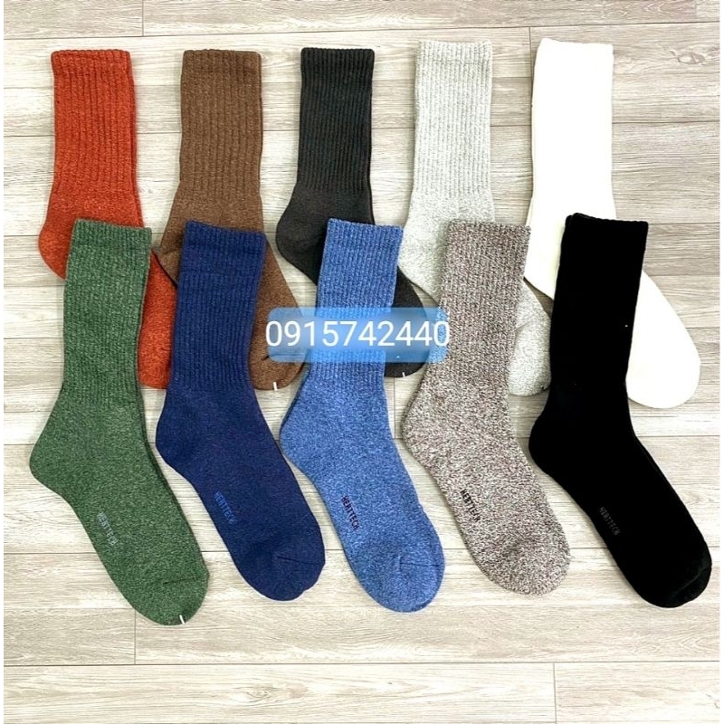 Tất cổ cao lót lông dày siêu ấm,công nghệ heattech,kháng khuẩn,chống mùi hôi,hàng xuất dư chuẩn xịn