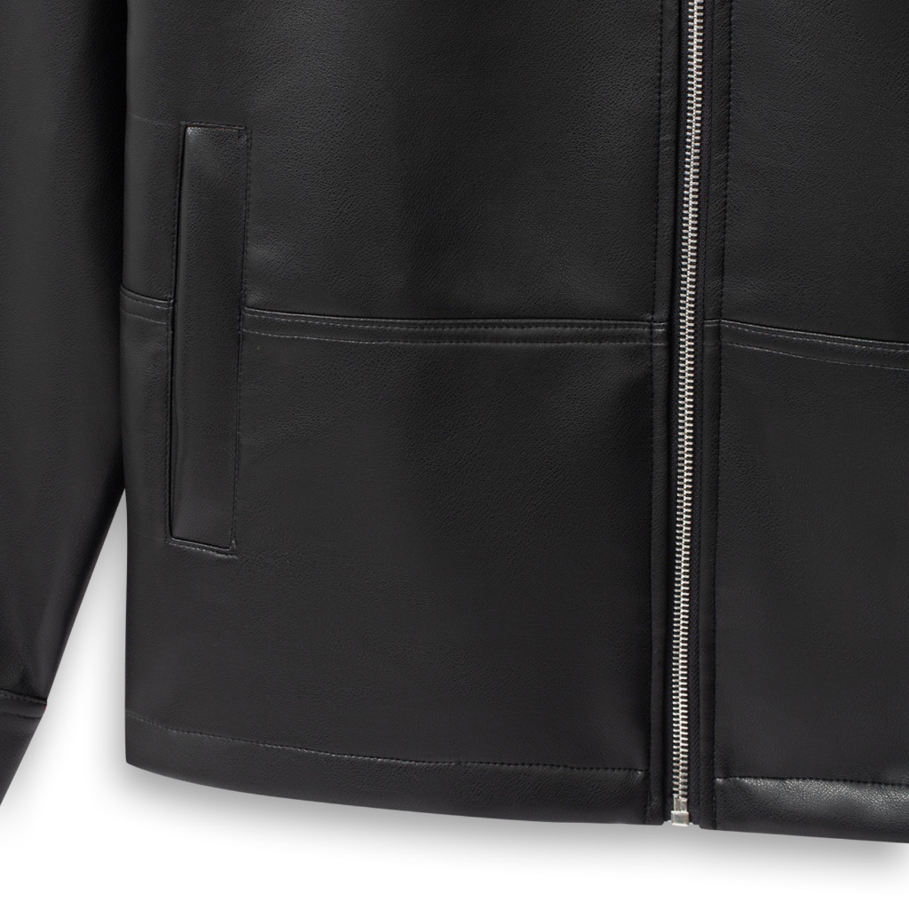 Áo khoác da SEELU Chất liệu da cao cấp | Áo da trụ