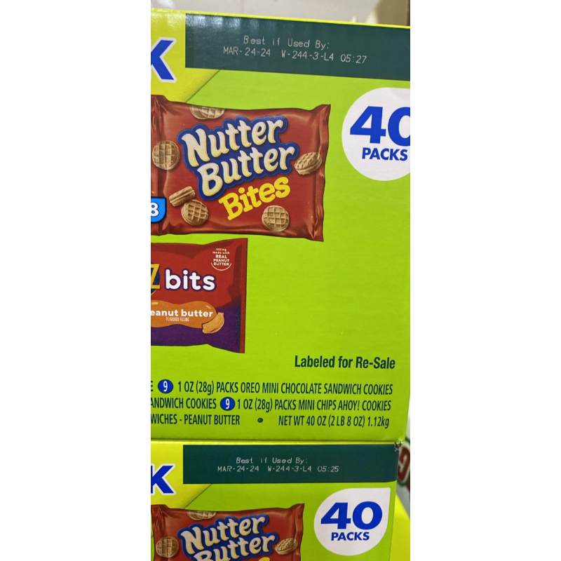 Bánh Variety pack 40 gói/thùng Hàng Mỹ