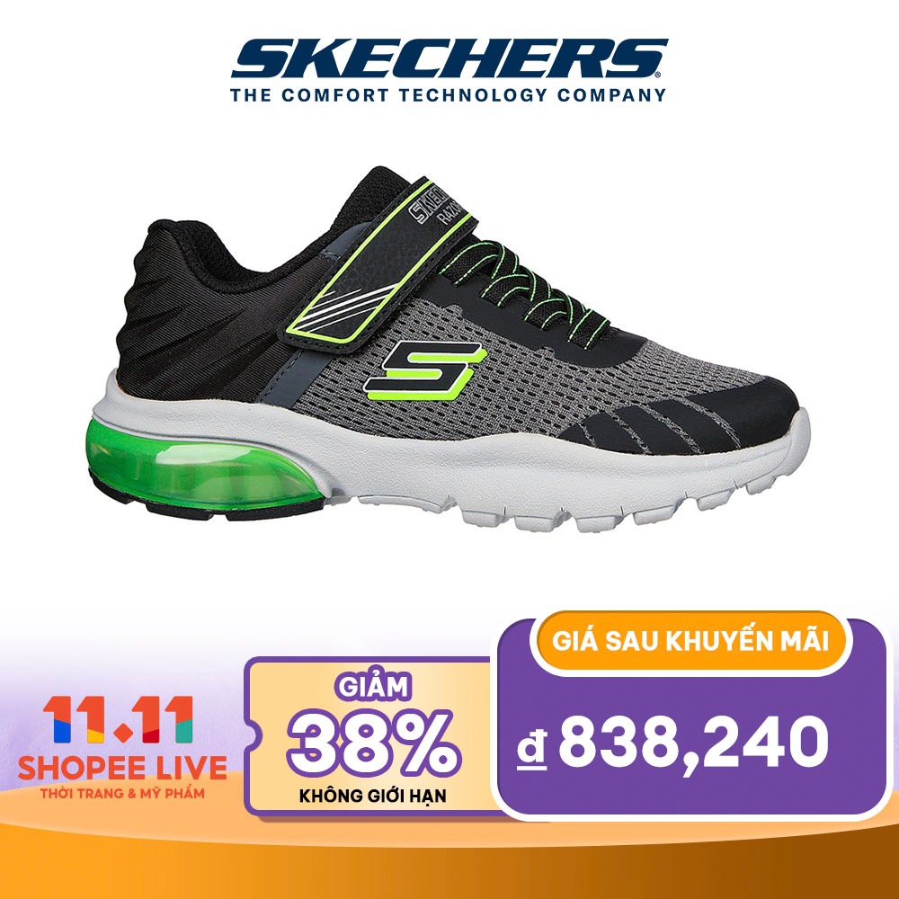 Skechers Bé Trai Giày Thể Thao Razor Flex Air - 403853L-CCBK