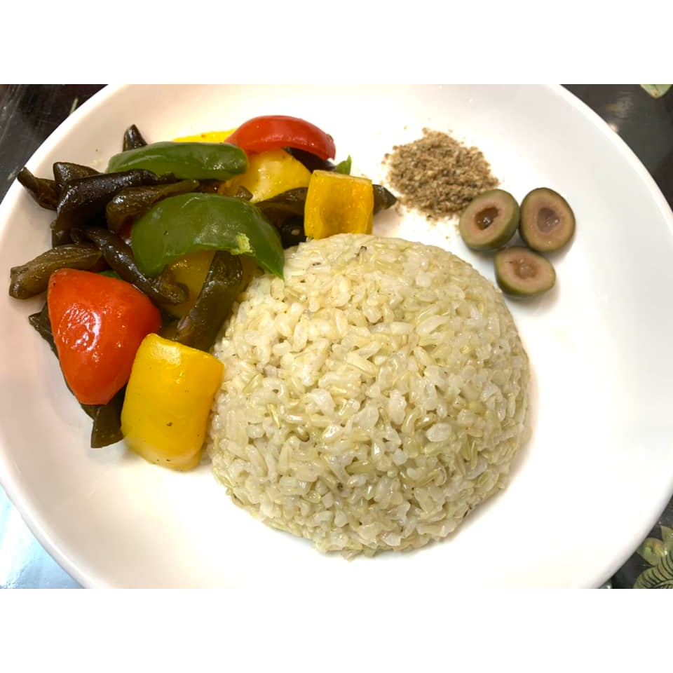 Gạo lứt Séng Cù Anfood túi 1kg mẩy, dẻo phù hợp ăn kiêng, eat clean