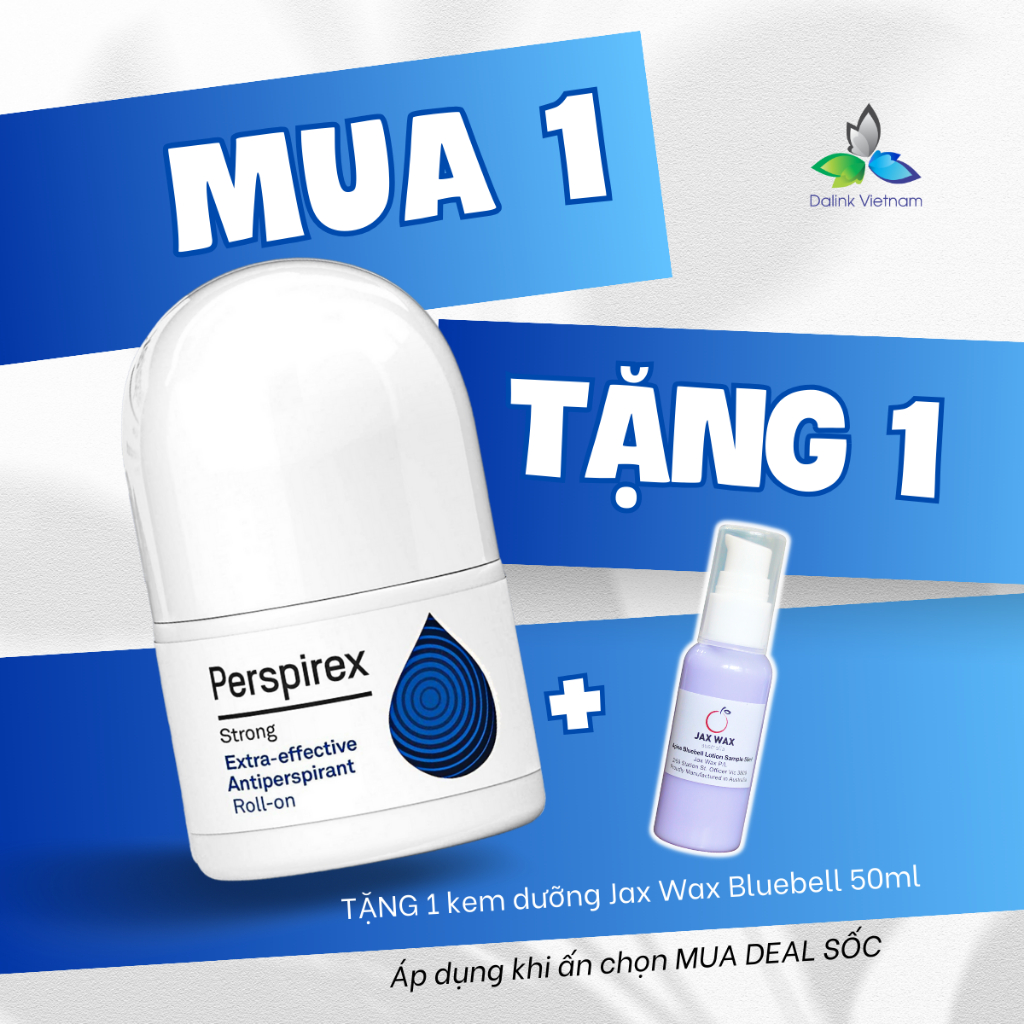 Perspirex chính hãng: giảm tiết mồ hôi và khử mùi hôi hàng đầu thế giới