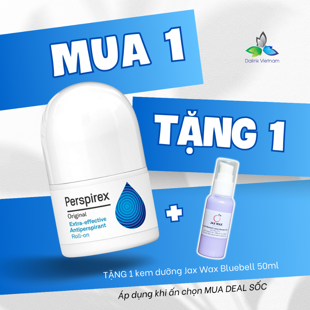 Perspirex chính hãng: giảm tiết mồ hôi và khử mùi hôi hàng đầu thế giới