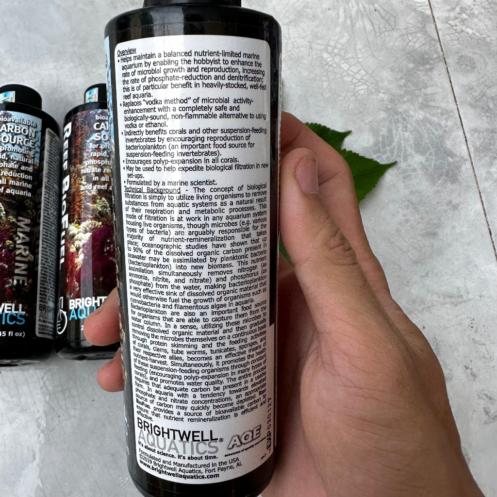 Vi sinh cao cấp bể mặn & ngọt MicroBacter7 l Clean l Reef BioFuel