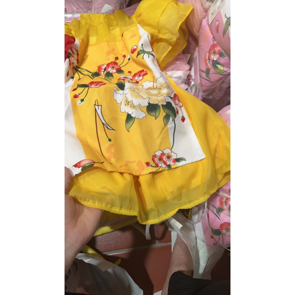 Set áo dài cách tân mẫu mới 2024 cho bé gái 10-35kg