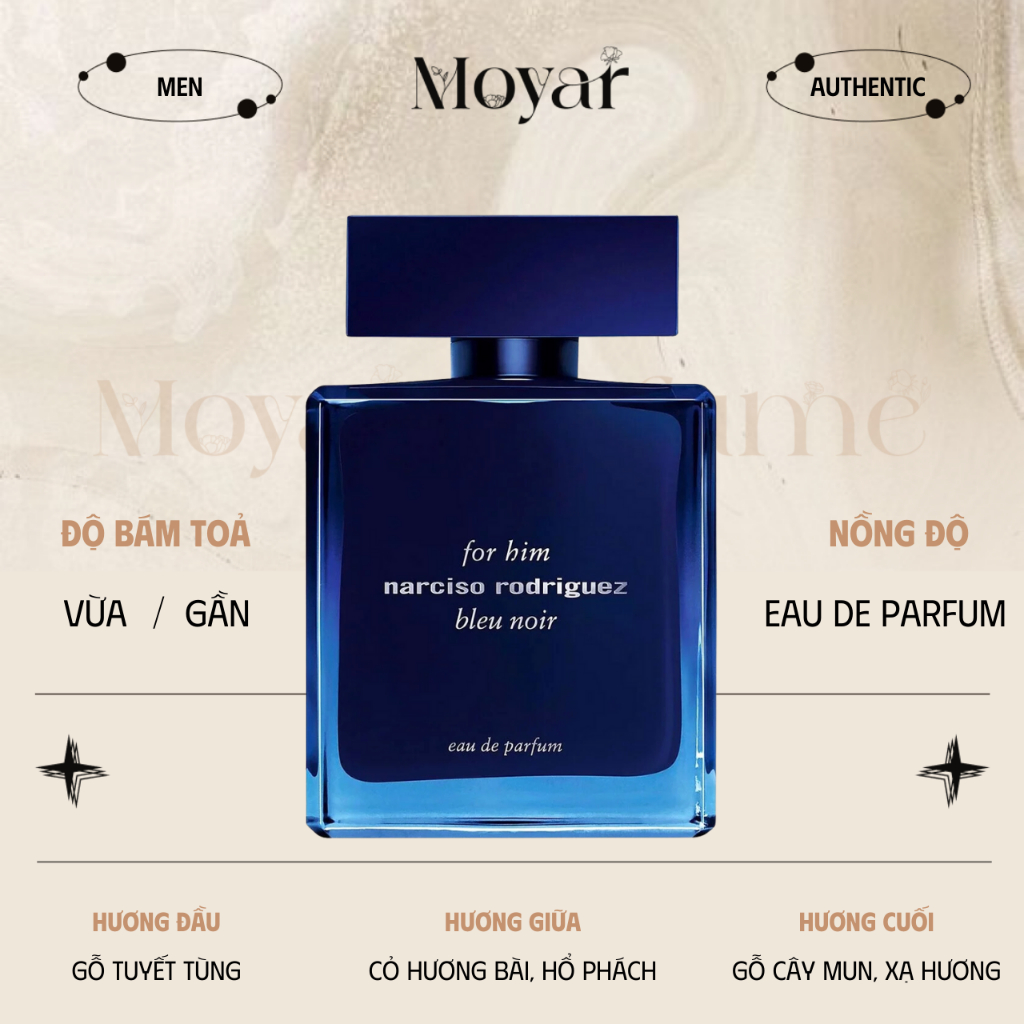 10ml Nar Bleu Noir For Him EDP | Nước hoa nam