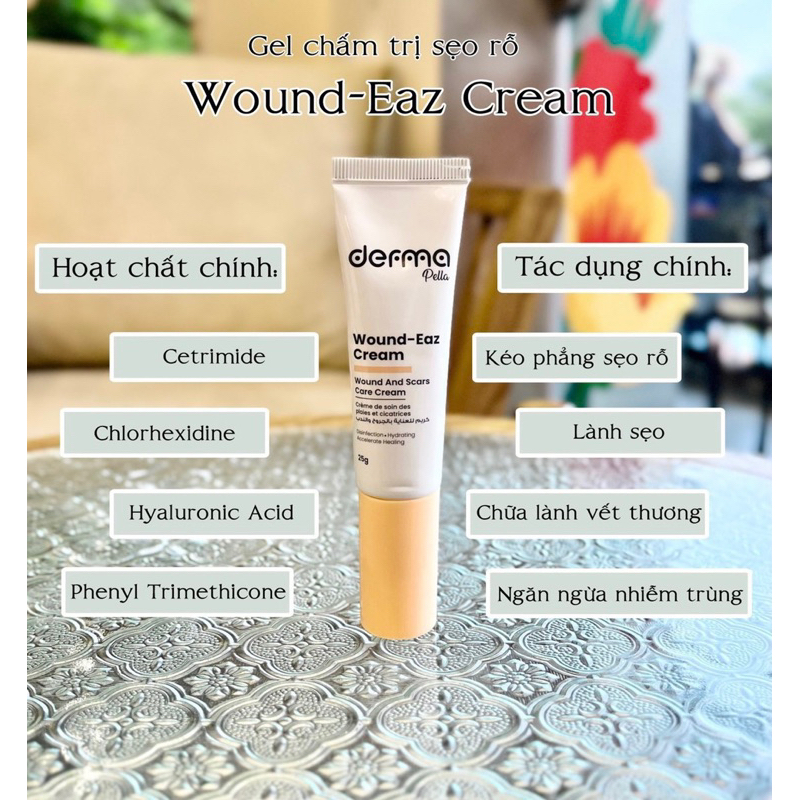 Gel Chấm Đ.ặc T.rị Sẹo Rỗ Derma Wound - Eaz