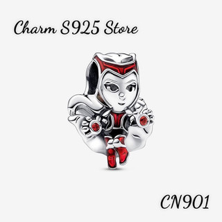Hạt charm pan ale marvel scarlet bạc s925 thuần khiết hàng cao cấp