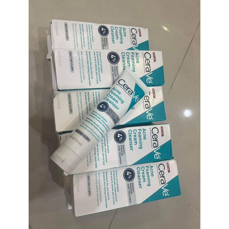 Sữa rửa mặt cerave acne foaming cream face cleanser 150ml