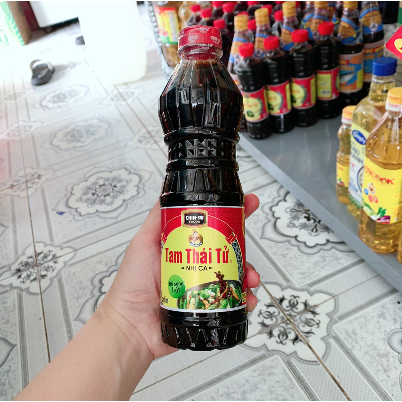 4 chai nước tương Tam Thái Tử nhị ca 500ml