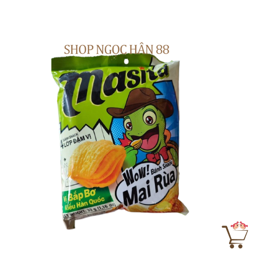 Bim Bim Snack ORION Masita Mai Rùa Vị Bắp Bơ Kiểu Hàn Quốc 30gr