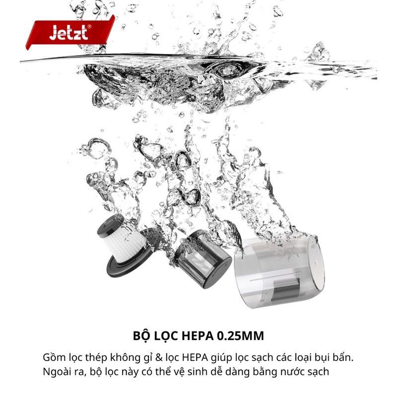 Máy hút bụi diệt khuẩn UV Jetzt V10 Pro