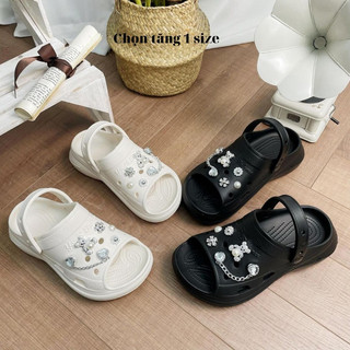 Sục hở mũi, Dép cross hở mũi đế độn