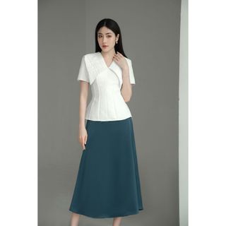 Olv - chân váy carly silk skirt