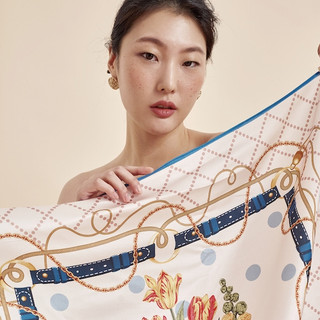 Oceana London - Khăn lụa vuông Kanya Scarf
