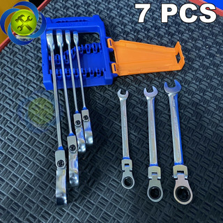 Bộ cờ lê vòng miệng tự động 7 cây WadFow WSP5207 loại gật gù