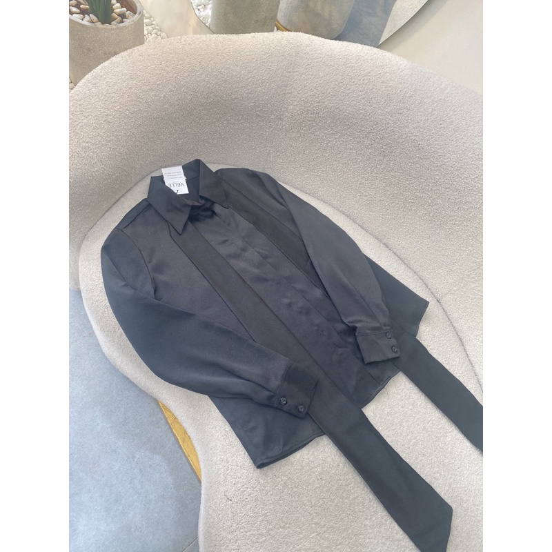 VELLE DESIGN áo sơ mi Joli tơ ý kiểu dáng thanh lịch sang trọng