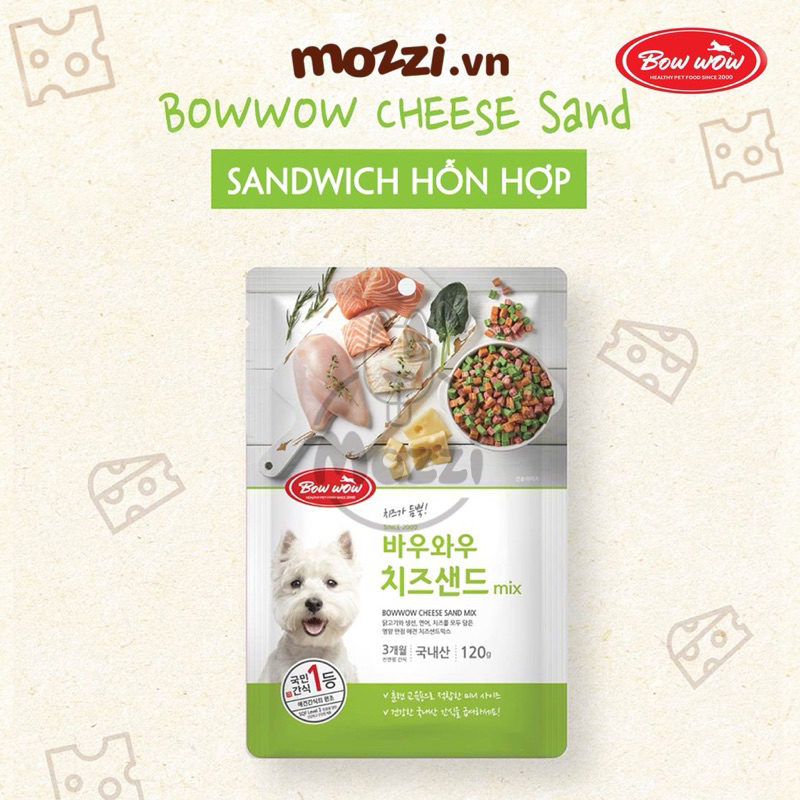 Bowwow Sandwich Snack hỗn hợp cho chó mèo