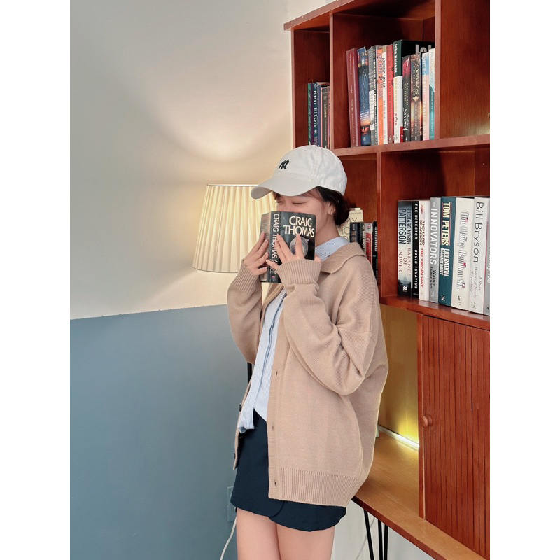 Áo cardigan Whoau overfit newtag