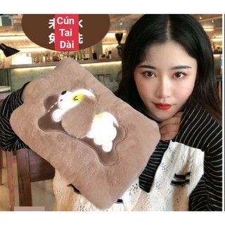 Bộ túi sưởi sạc điện chườm đau bụng kinh nóng lạnh túi chườm giữ ấm hạ sốt siêu an toàn tặng bạn gái
